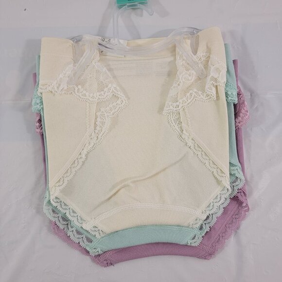 Secret Treasures 3-Pack Seamless Stretch Lace Trim Bikini Panties – Size Small - Picture 11 of 13